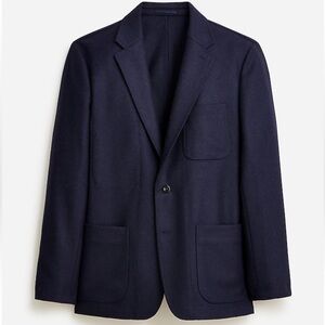 Wallace & Barnes Blazer in English Navy Melton Wool